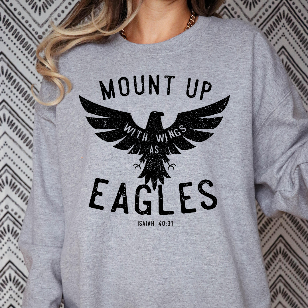 Mount Up With Wings As Eagles Sweatshirt