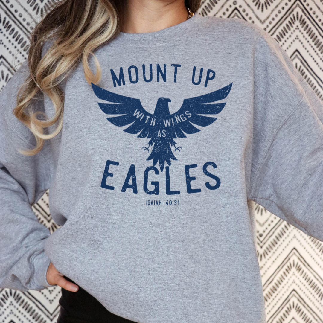 Mount Up With Wings As Eagles Sweatshirt